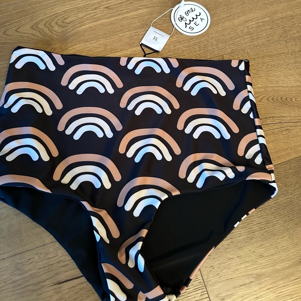 Of One Sea Reversible Swim Bottoms 🌊